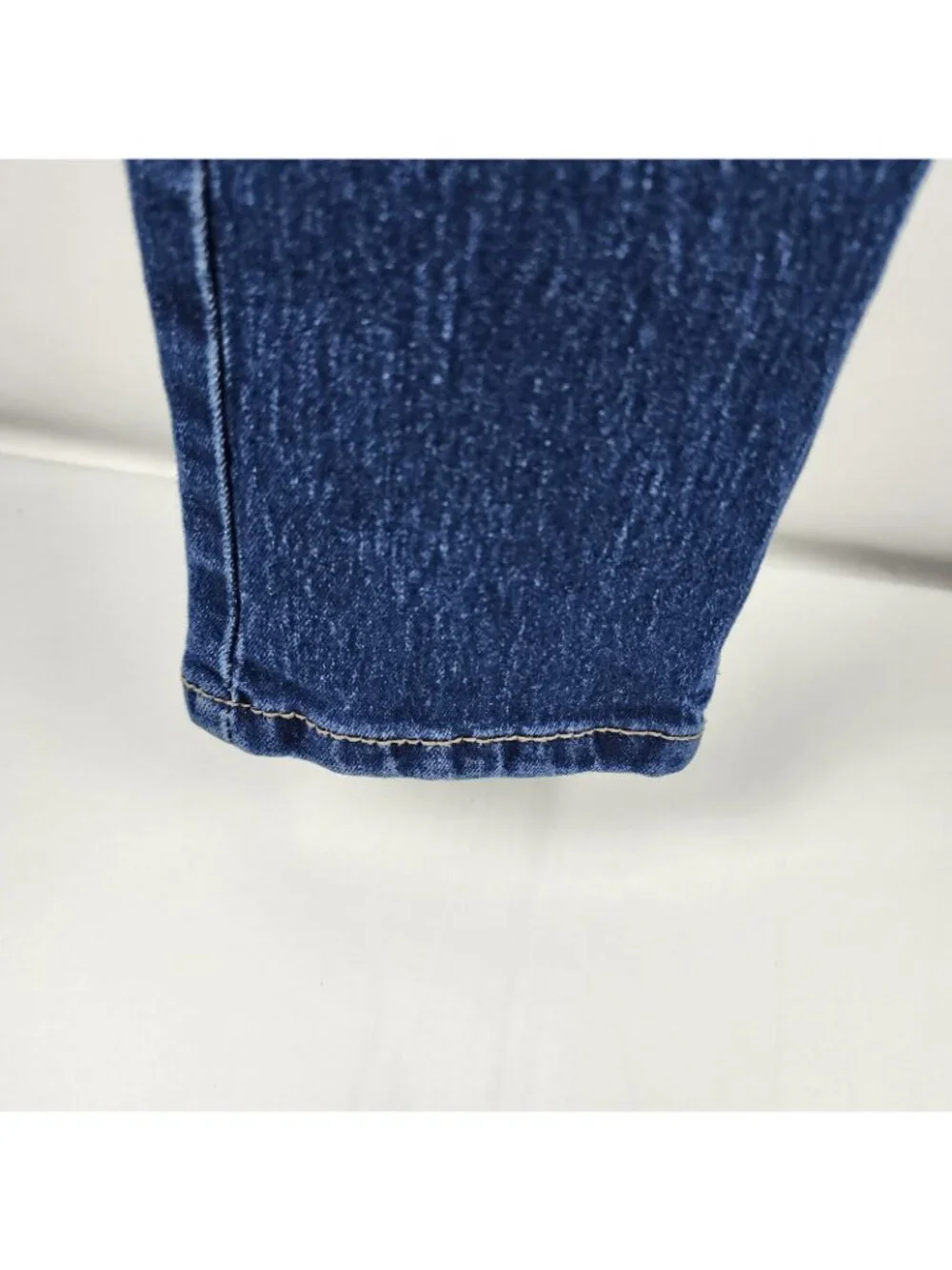 Southpole Jeans Mens 34x32 Blue Stacked Skinny Leg Distressed Denim